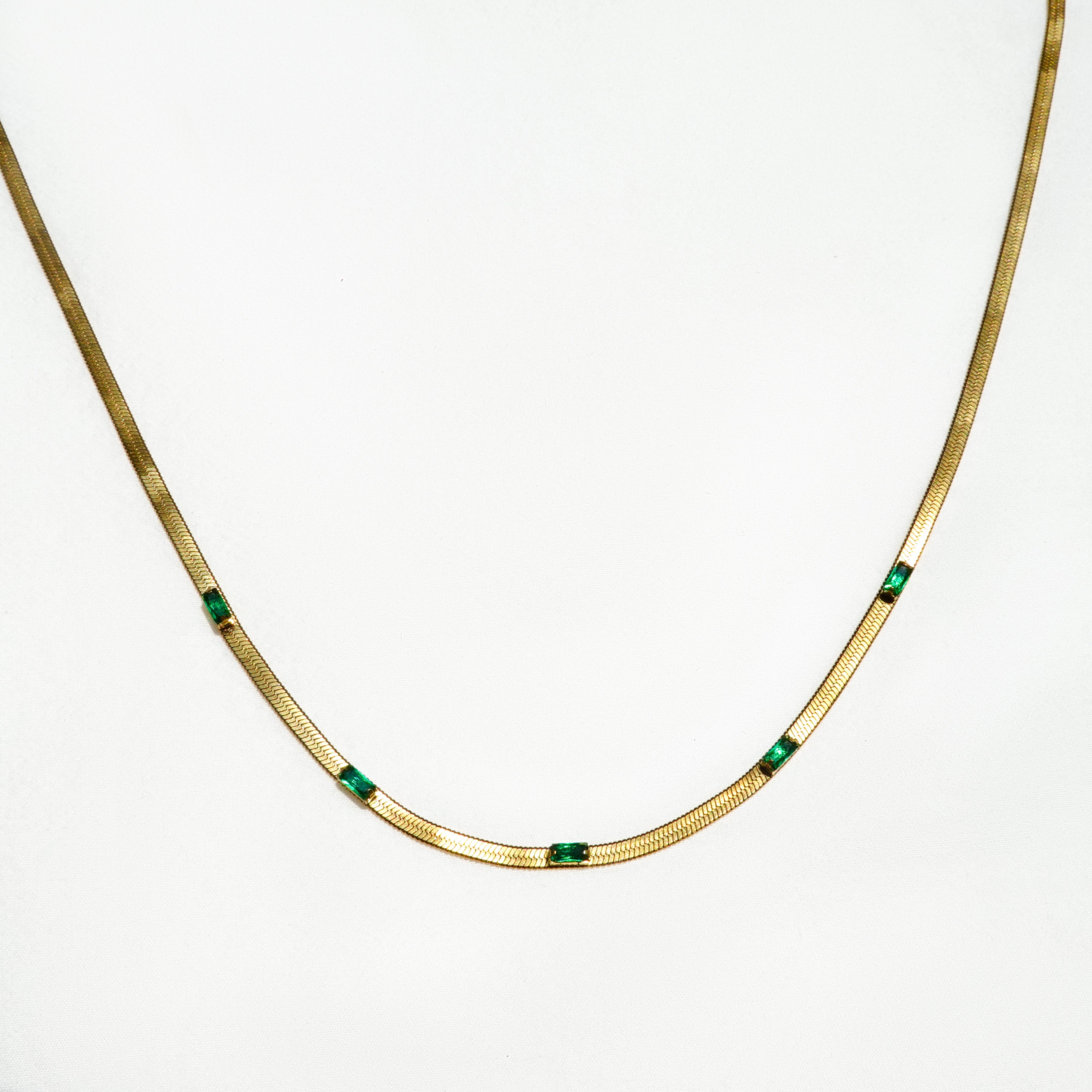 Harmony with Nature Egyptian Flared Gold Necklace and Bracelet Set